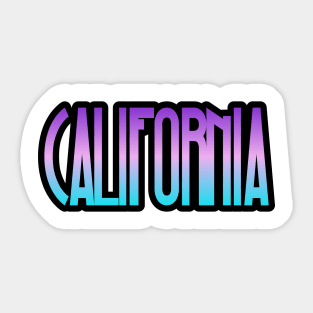 California t-shirt Sticker